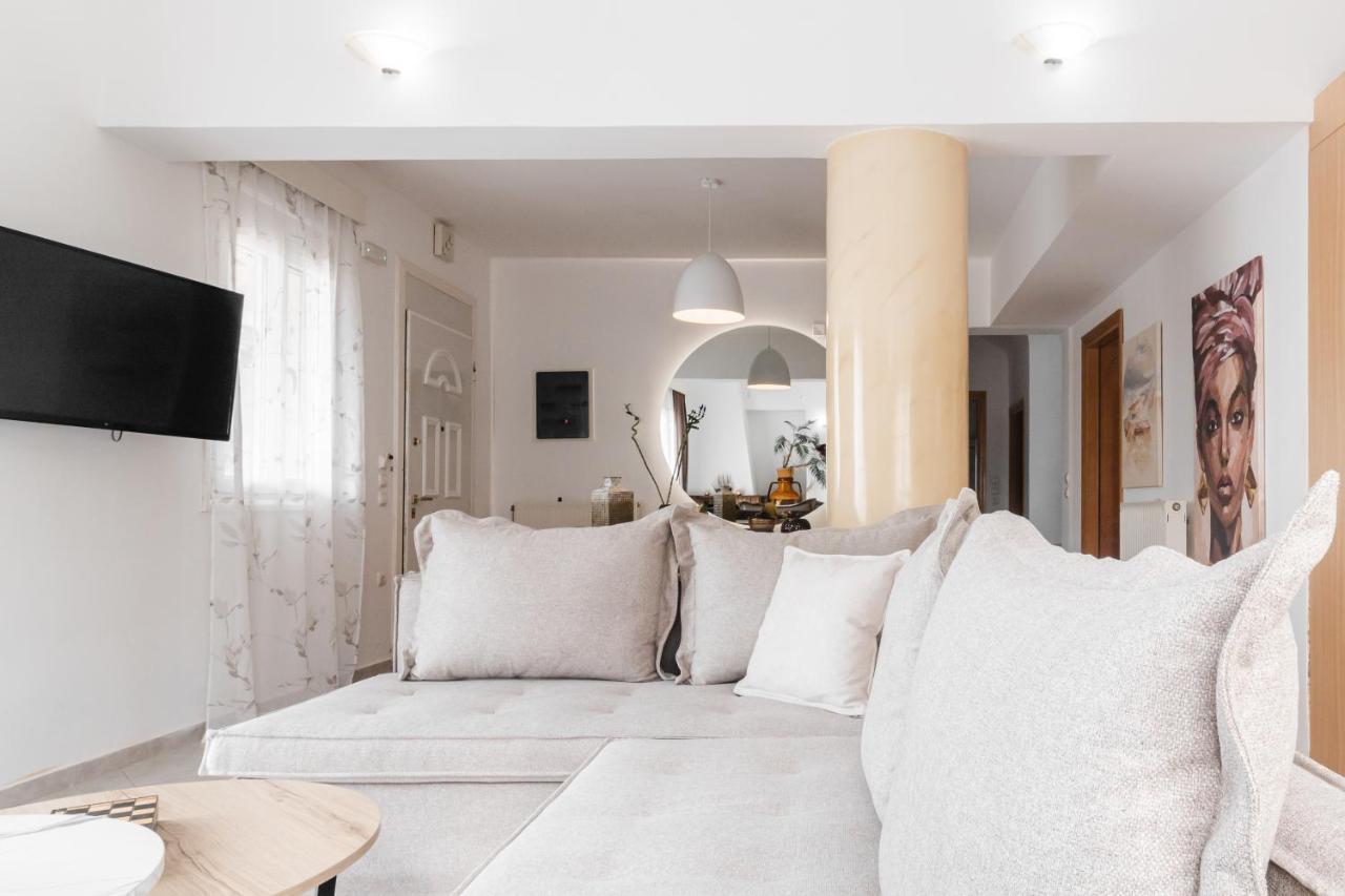 Villa Ventus, 40Sqm Private Pool & Hot Tub! Roussospítion エクステリア 写真