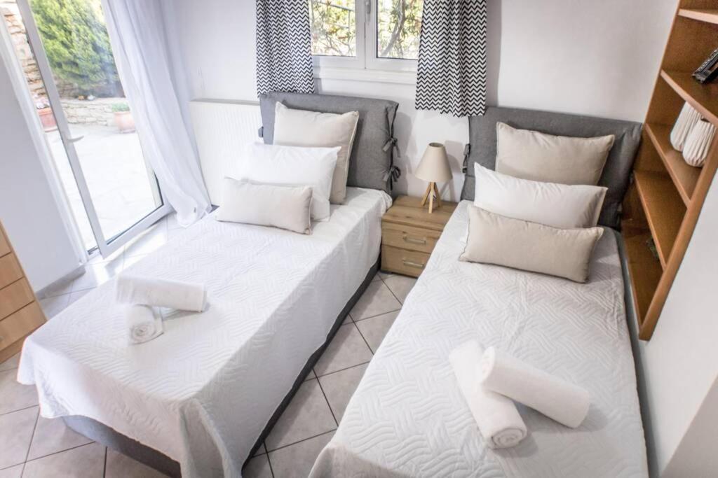 Villa Ventus, 40Sqm Private Pool & Hot Tub! Roussospítion エクステリア 写真